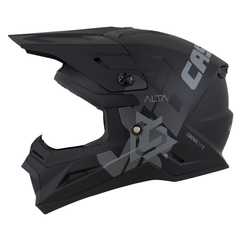 Casque motocross enfant Cassida Cross Cup 2 Alta noir mat-gris