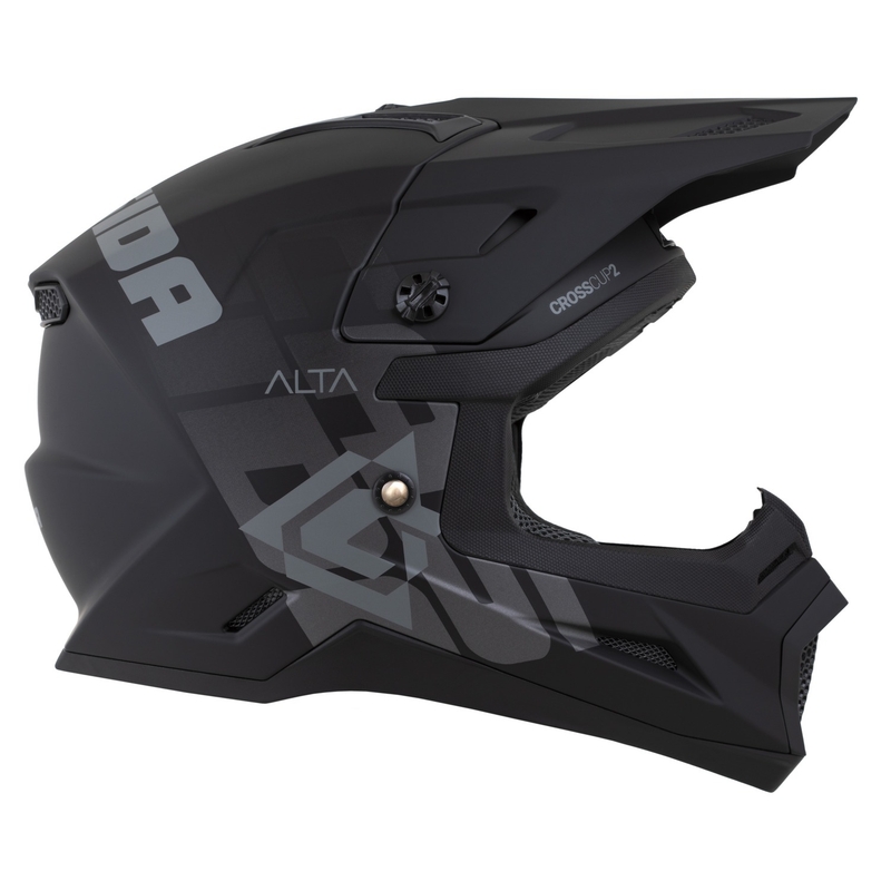 Casque motocross enfant Cassida Cross Cup 2 Alta noir mat-gris