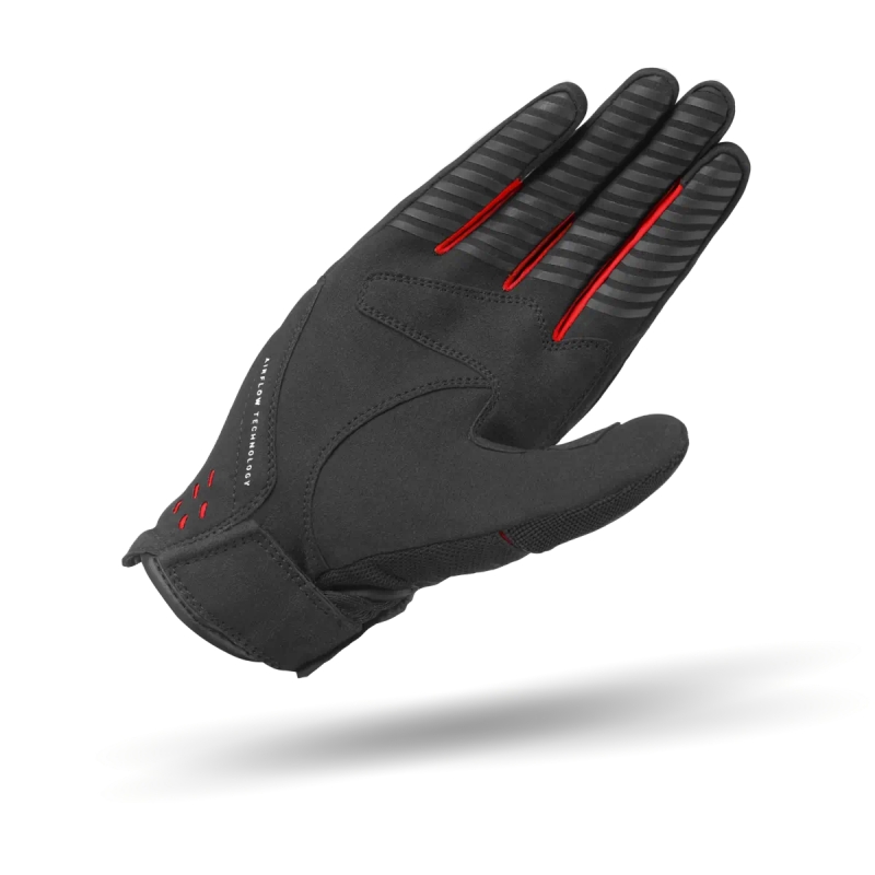 Gants de moto Shima One EVO noir-rouge pour femmes