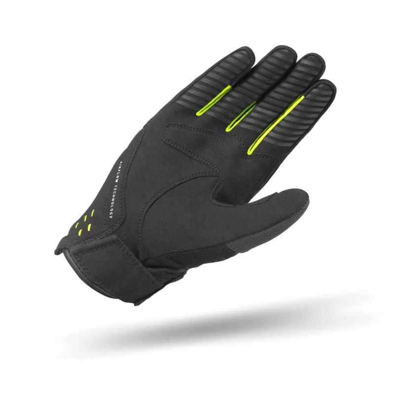 Gants moto enfant Shima One EVO noir-jaune fluo