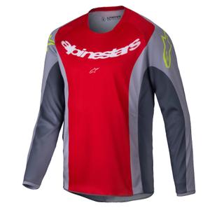 Maillot motocross enfant Alpinestars Racer Rouge fondu-gris