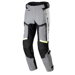 Pantalon de moto Alpinestars Bogota Pro Drystar 4 Season 2025 Grey-Black-Fluo Yellow