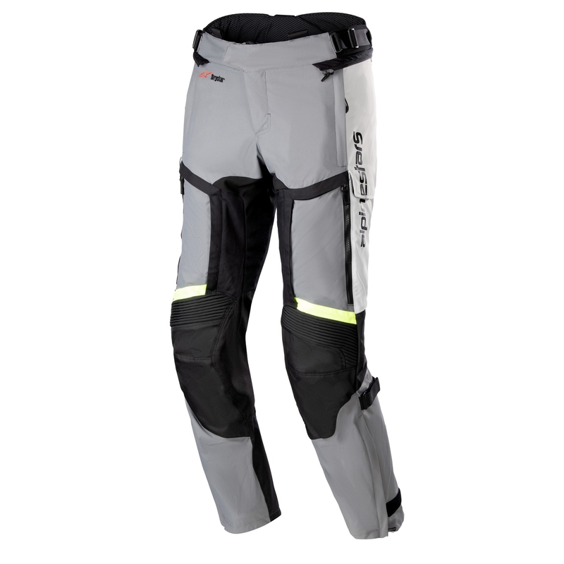 Pantalon moto Alpinestars Bogota Pro Drystar 4 gris-noir-jaune fluo