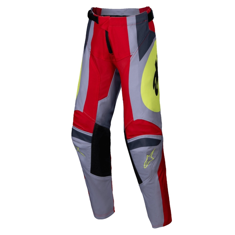 Alpinestars Racer Melt Kids Motocross Pants Rouge et Gris