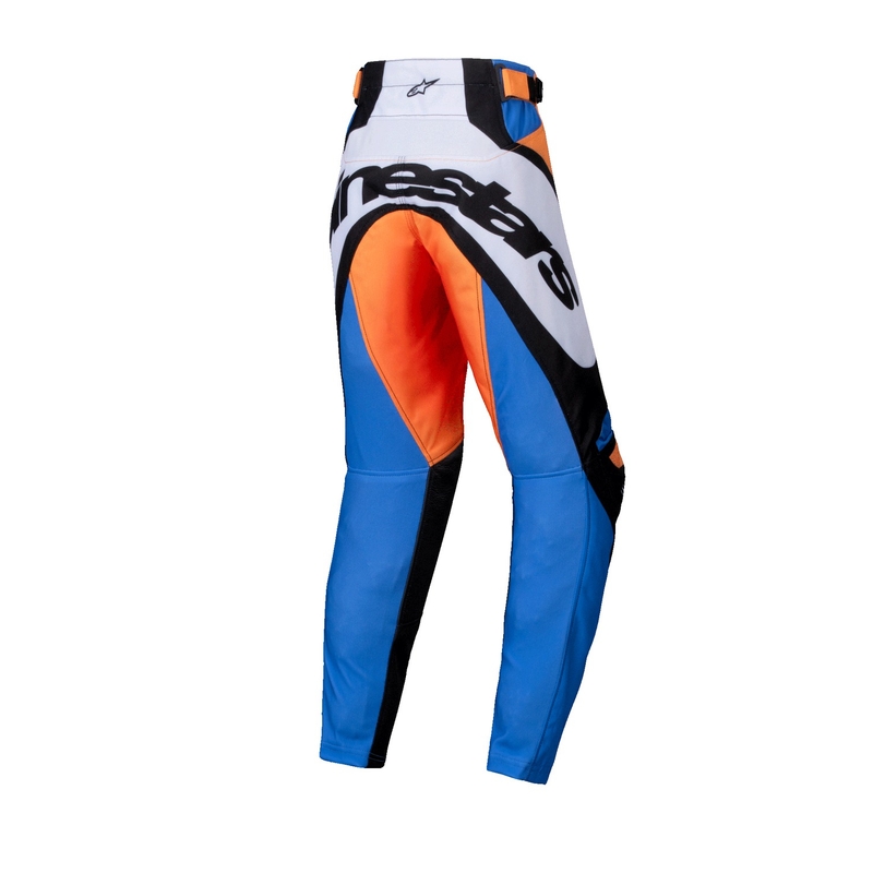 Alpinestars Racer Melt Kids Motocross Pants Orange and Blue