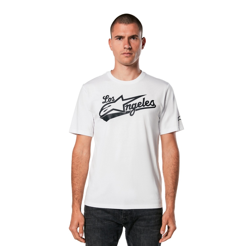 T-shirt Alpinestars Los Angeles CSF blanc