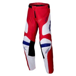 Alpinestars Racer Veil Kids Motocross Pants Rouge et Blanc