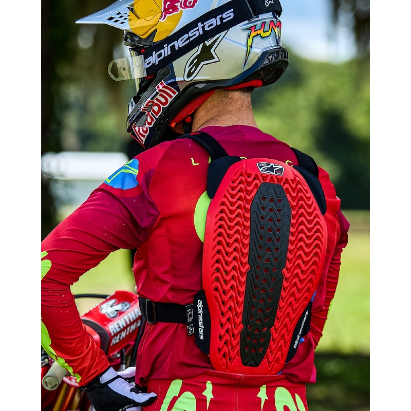 Protection thoracique Alpinestars A-5 Plasma noir-rouge-blanc
