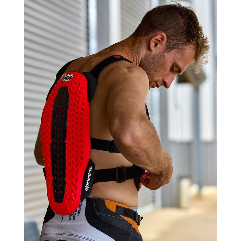 Protection thoracique Alpinestars A-5 Plasma noir-rouge-blanc