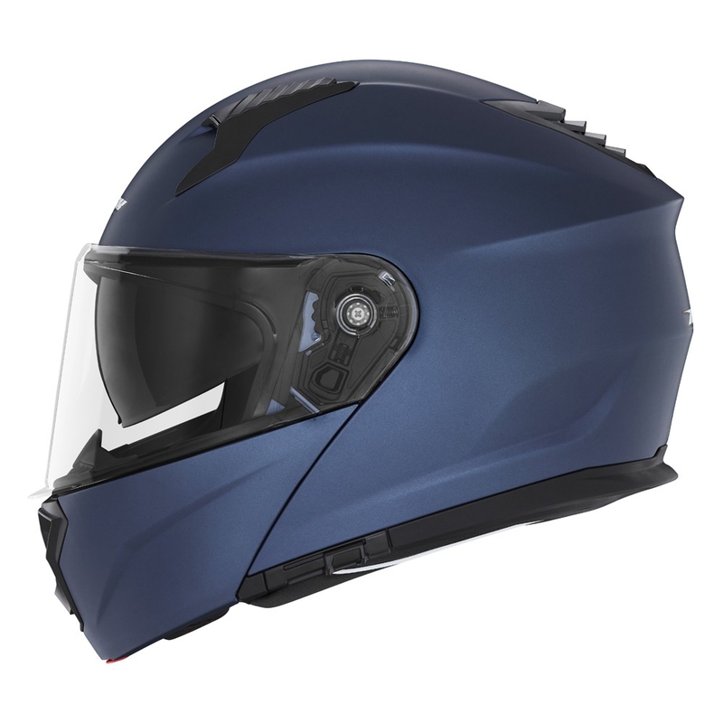 Casque moto modulable NOX N968 bleu mat