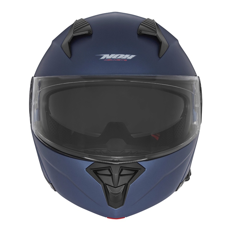 Casque moto modulable NOX N968 bleu mat