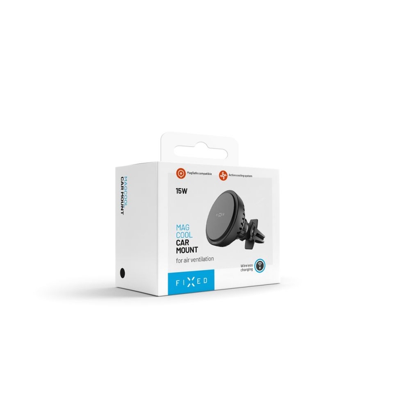 FIXED Support de charge sans fil MagCool avec refroidissement actif avec support MagSafe Noir 15W