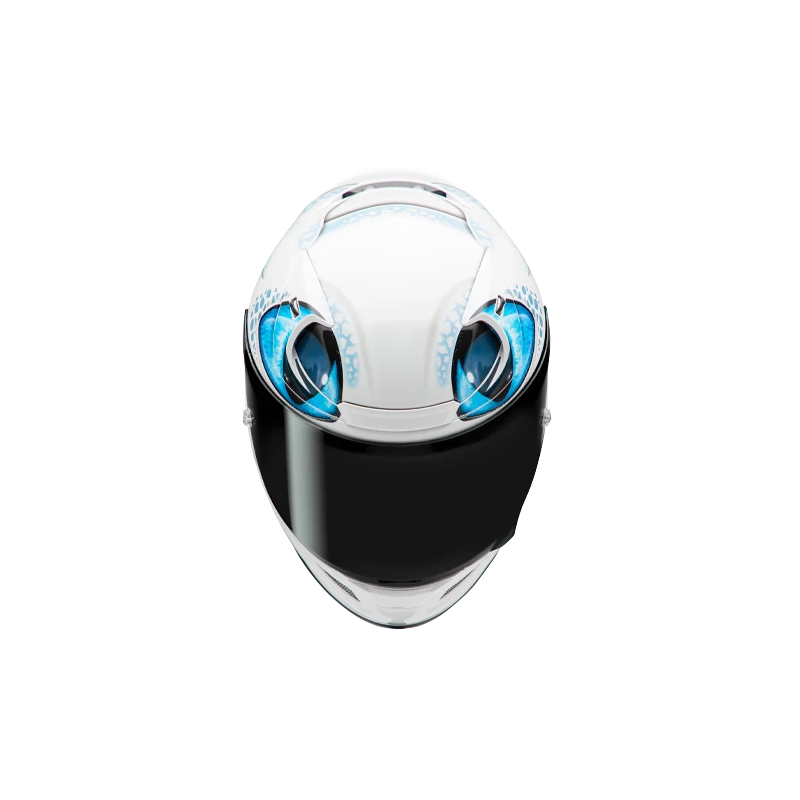 Casque intégral HJC RPHA 12 Light Fury Universal blanc-bleu soldes