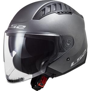 Casque moto ouvert LS2 OF600 Copter II titane