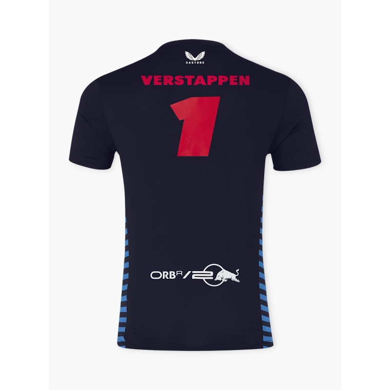 T-shirt Red Bull Racing F1 Max Verstappen bleu foncé