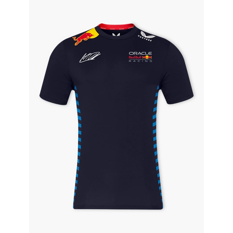T-shirt Red Bull Racing F1 Max Verstappen bleu foncé