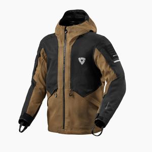 Veste de moto Revit Tectonic H2O noir-marron
