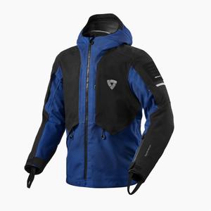 Veste moto Revit Tectonic H2O noir-bleu