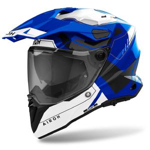 Casque enduro Airoh Commander 2 Reveal 2024 bleu brillant