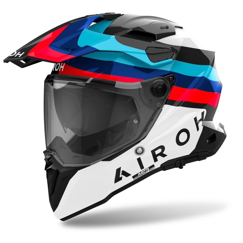 Casque d'enduro Airoh Commander 2 Doom noir brillant