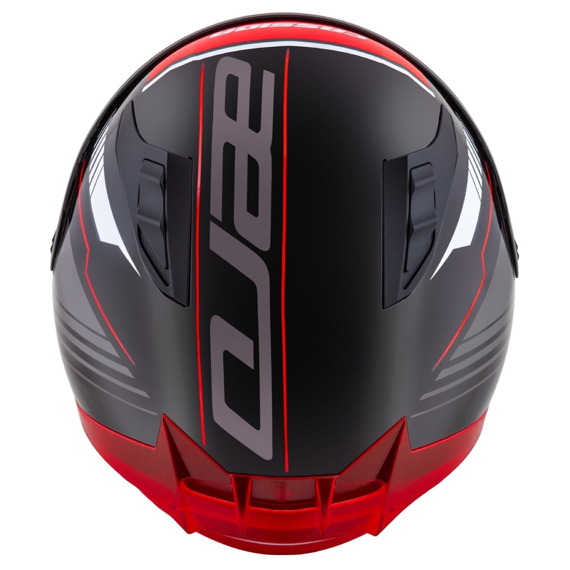 Casque moto intégral Cassida Aero Drome noir-rouge-blanc-gris