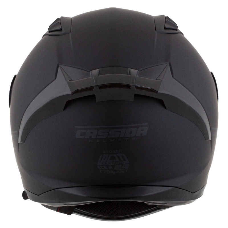 Casque moto Cassida Aero integral noir-gris mat