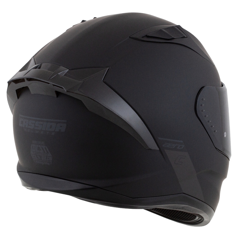 Casque moto Cassida Aero integral noir-gris mat