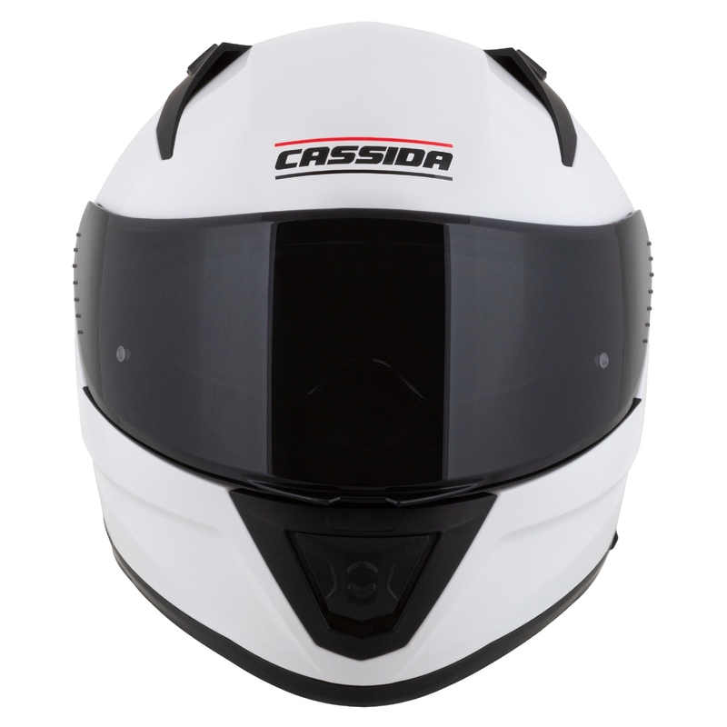 Casque moto Cassida Aero integral blanc-noir mat