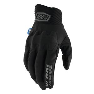 Gants motocross 100% Cognito Smart Shock noir