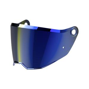 Plexi pour casque Airoh Commander 2 miroir bleu