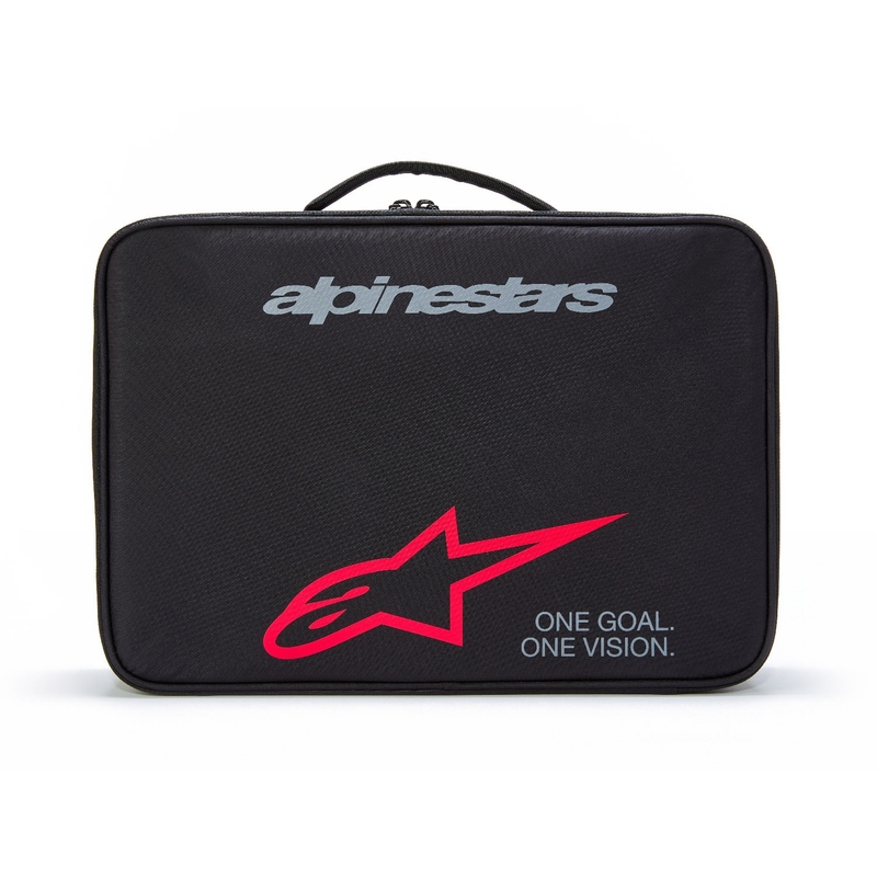 Etui à lunettes Alpinestars Supertech Vision noir et rouge