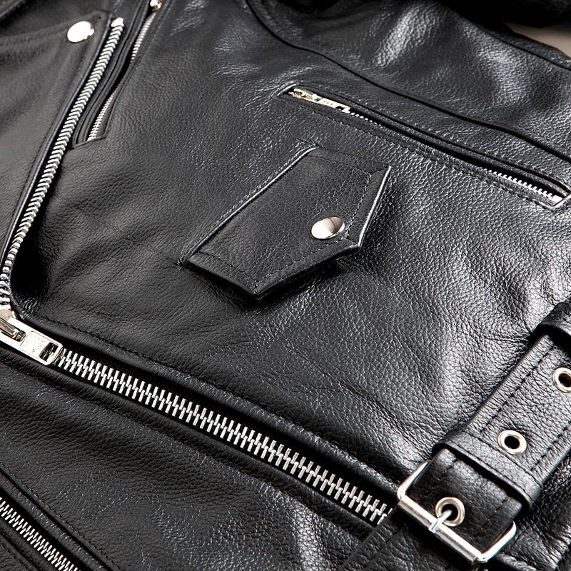 Veste moto femme Ozone Ramones Noir