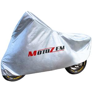 Bâche moto MotoZem - argent