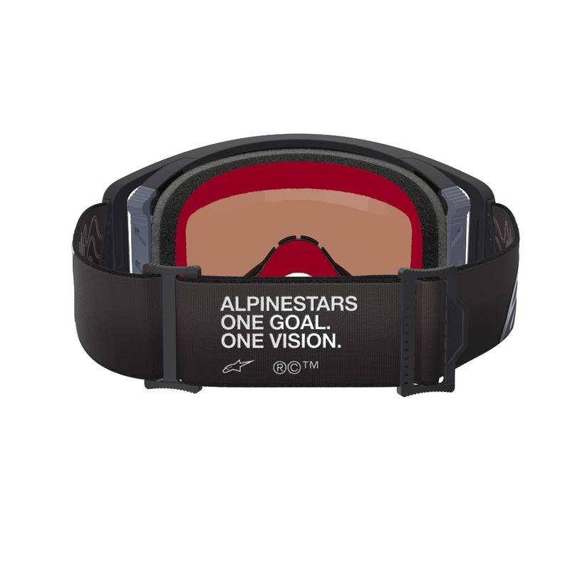 Alpinestars Supertech Corp Motocross Goggles noir et gris avec lentille argentée