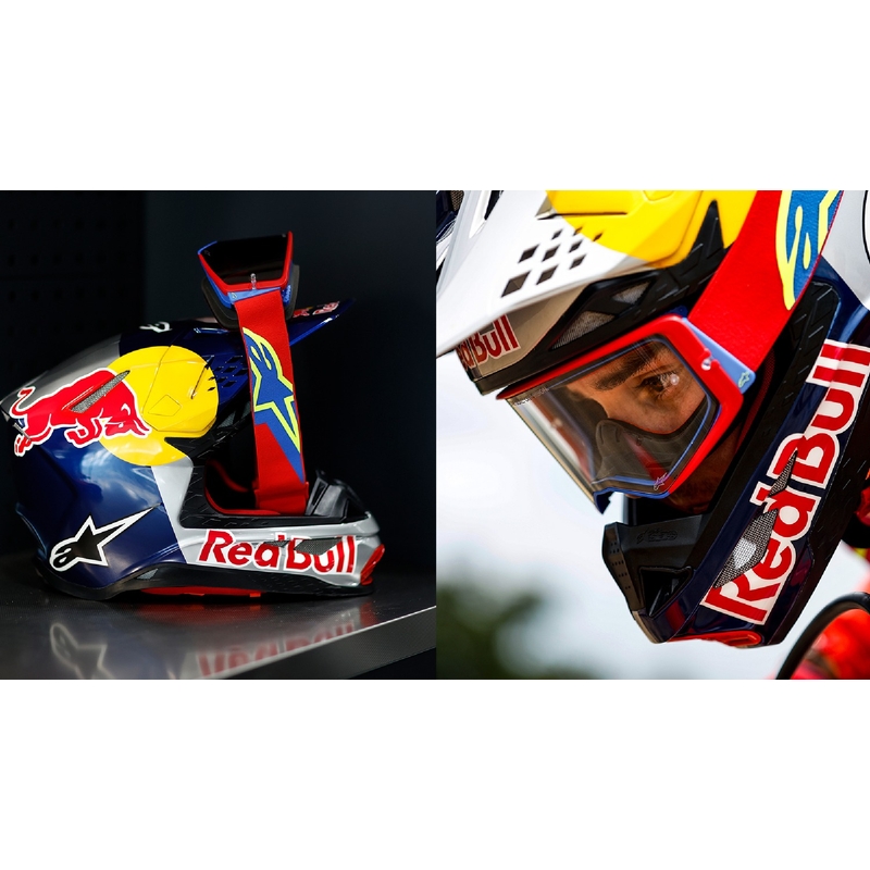 Lunettes de motocross Alpinestars Supertech Corp noires et grises avec oculaire transparent