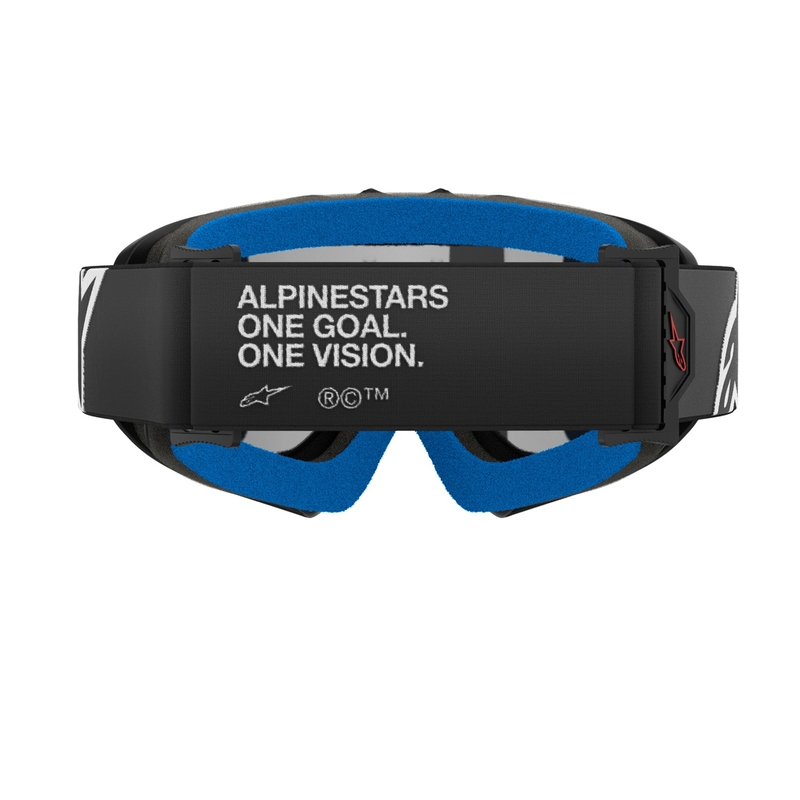 Alpinestars Vision Youth Corp kids motocross goggles black with mirrored silver lens