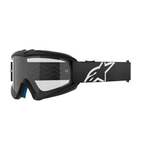 Alpinestars Vision Youth Corp kids motocross goggles black with clear lens