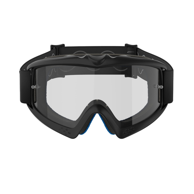 Alpinestars Vision Youth Corp kids motocross goggles black with clear lens