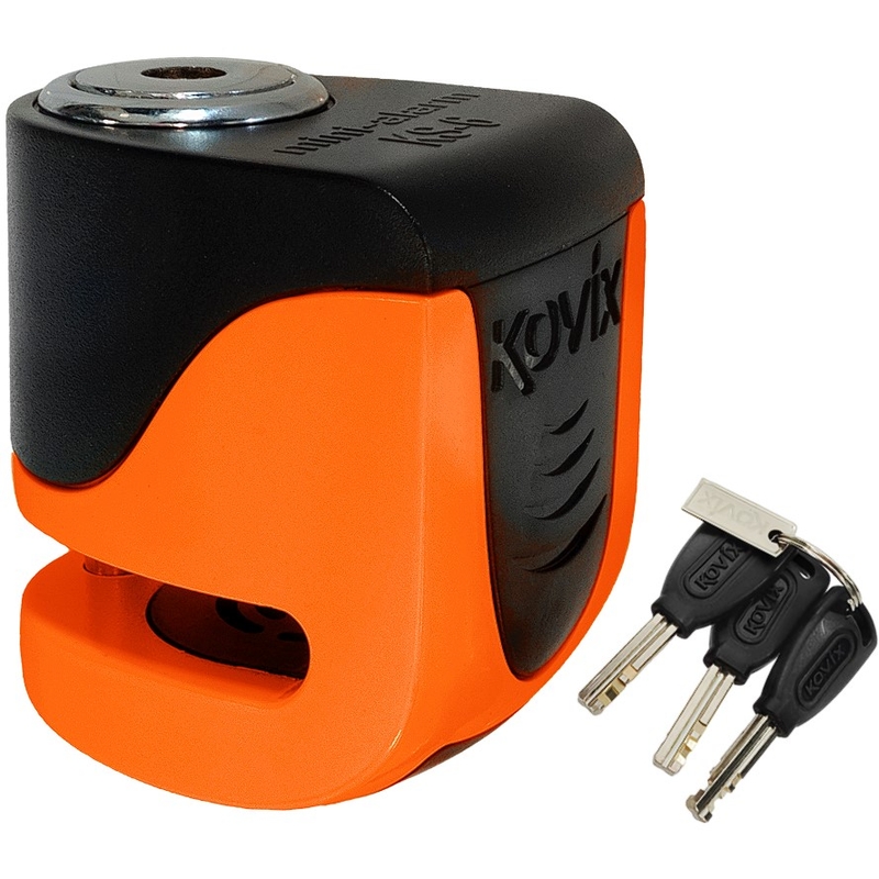 Serrure de frein à disque avec alarme KOVIX KS6 orange