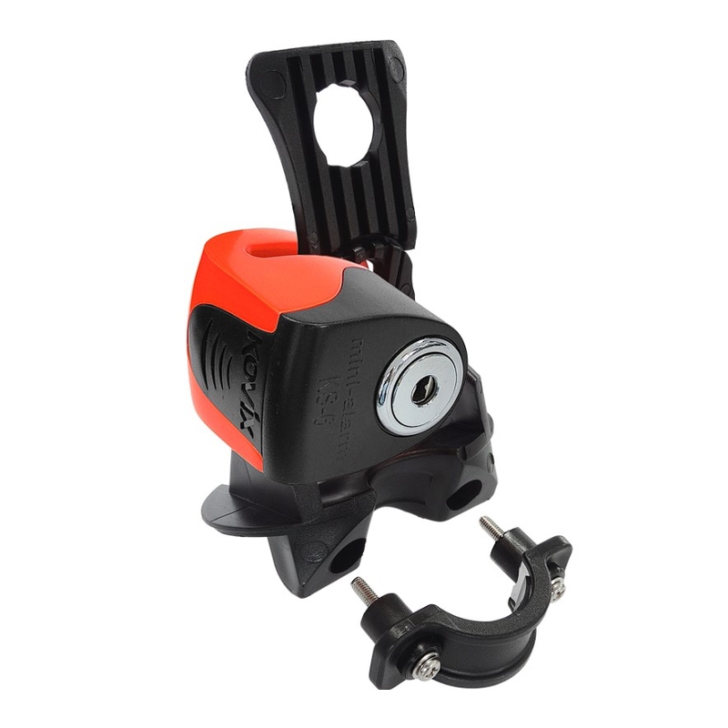 Serrure de frein à disque avec alarme KOVIX KS6 orange