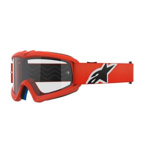 Alpinestars Vision Youth Corp kids motocross goggles orange with clear lens
