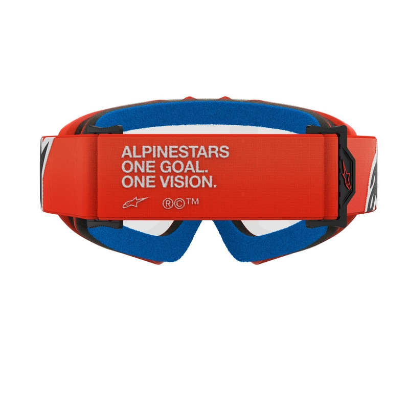 Alpinestars Vision Youth Corp kids motocross goggles orange with clear lens