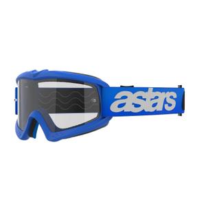 Lunettes de motocross Alpinestars Vision Youth Blaze bleu pour enfants avec lentille transparente