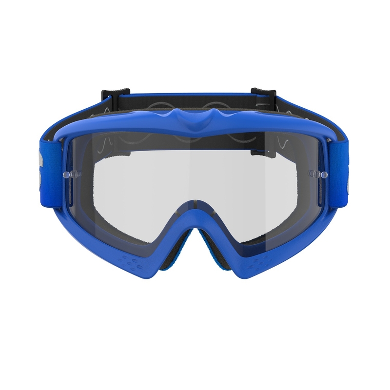 Lunettes de motocross Alpinestars Vision Youth Blaze bleu pour enfants avec lentille transparente
