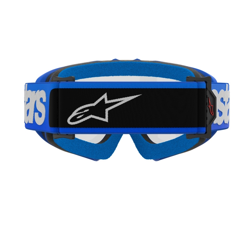 Lunettes de motocross Alpinestars Vision Youth Blaze bleu pour enfants avec lentille transparente
