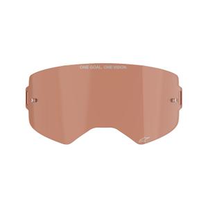 Plexi pour lunettes Alpinestars Supertech orange-brown-afterburn