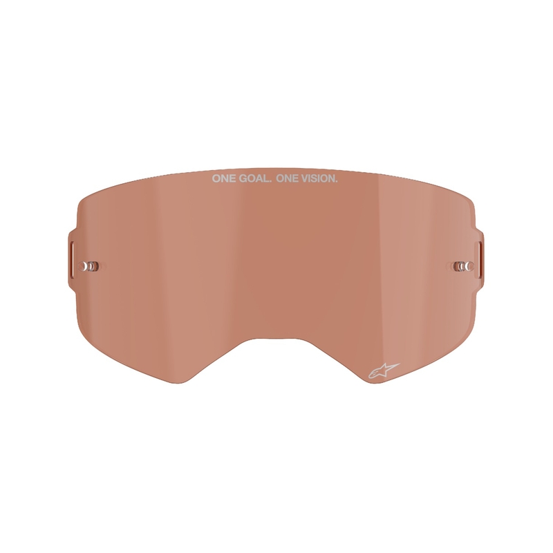 Plexi pour lunettes Alpinestars Supertech orange-brown-afterburn