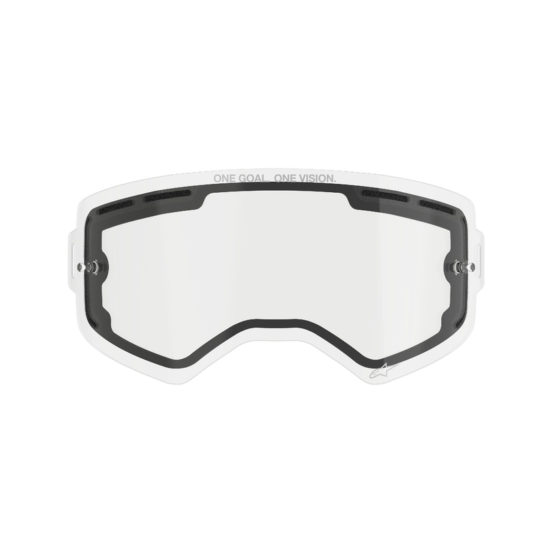 Plexiglas pour Alpinestars Supertech double antibuée transparent