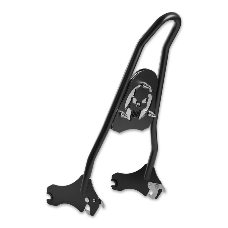Dispositif de retenue pour passager - Harley Sport Glide et Low Rider à partir de 2018 avec coussin noir mat