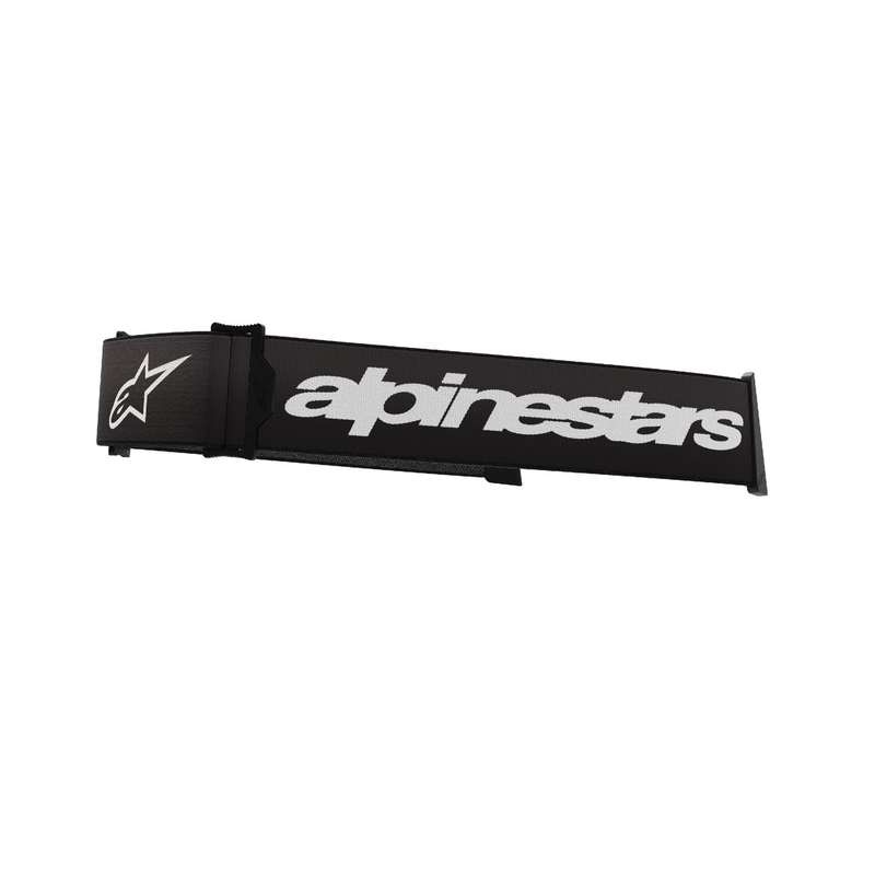 Courroie de lunettes Alpinestars Supertech/Vision 8 noir et blanc